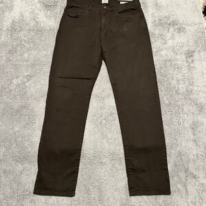 Flint And Tinder Pants Mens 33 X32 Black Straight Fit Cotton Chinos Stretch